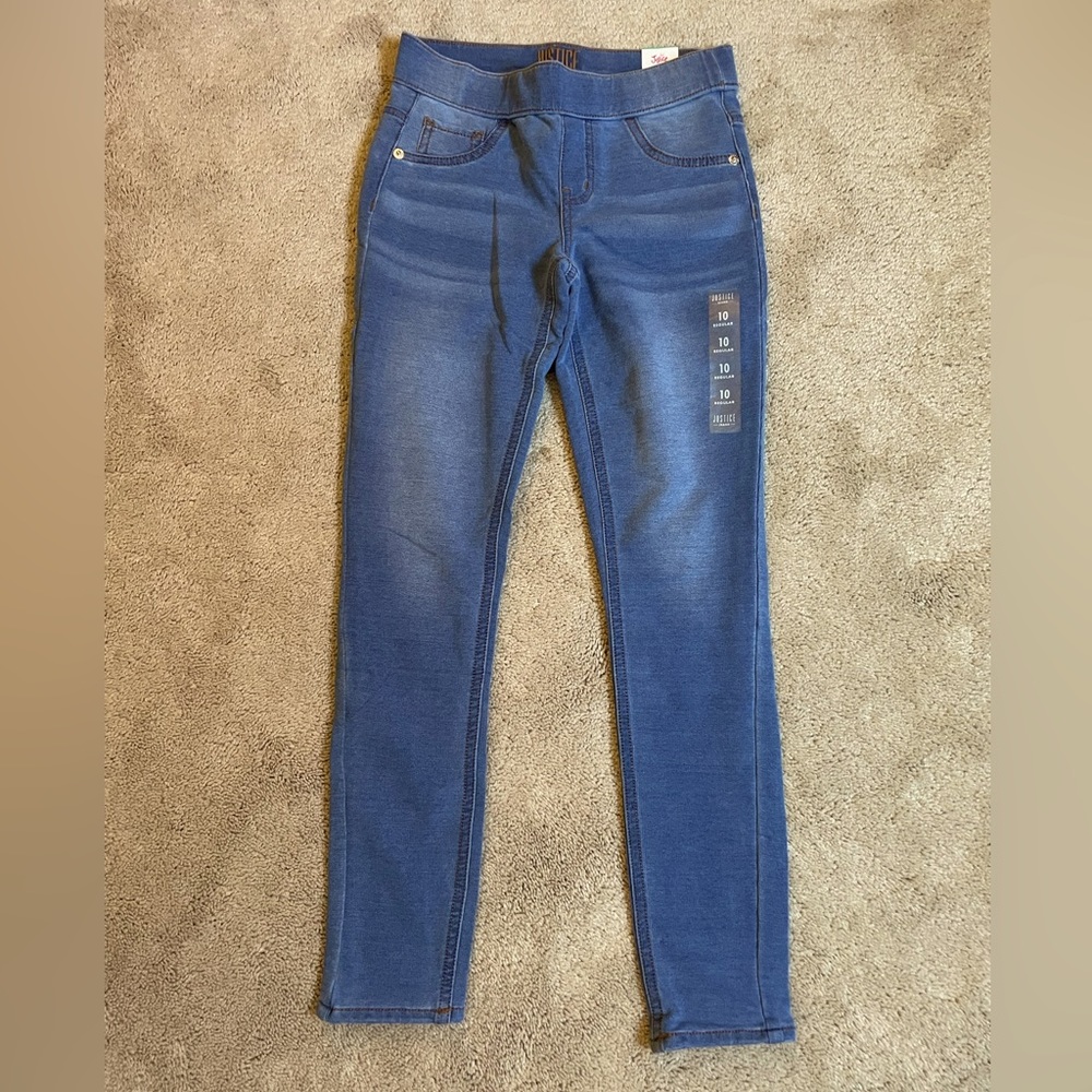 Girl size 10 Justice jeggings NWT